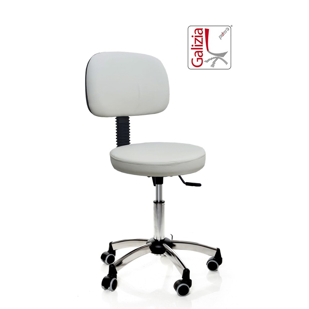 BASE CROMATA D. 550 mm + RUOTE IN GOMMA