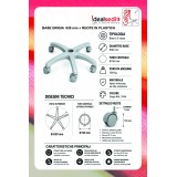 BASE IN PLASTICA GRIGIA D.630 mm