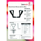 BRACCIOLI FISSI IN PLASTICA NERA B22