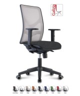 Y9 SEDIA ERGONOMICA CON SCHIENALE IN RETE E SUPPORTO LOMBARE