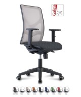 Y9 SEDIA ERGONOMICA CON SCHIENALE IN RETE E SUPPORTO LOMBARE