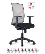 Y9 SEDIA ERGONOMICA CON SCHIENALE IN RETE E SUPPORTO LOMBARE
