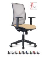 Y9 SEDIA ERGONOMICA CON SCHIENALE IN RETE E SUPPORTO LOMBARE