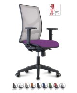 Y9 SEDIA ERGONOMICA CON SCHIENALE IN RETE E SUPPORTO LOMBARE