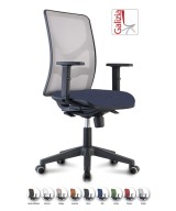 Y9 SEDIA ERGONOMICA CON SCHIENALE IN RETE E SUPPORTO LOMBARE