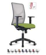 Y9 SEDIA ERGONOMICA CON SCHIENALE IN RETE E SUPPORTO LOMBARE