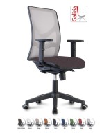 Y9 SEDIA ERGONOMICA CON SCHIENALE IN RETE E SUPPORTO LOMBARE