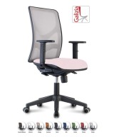 Y9 SEDIA ERGONOMICA CON SCHIENALE IN RETE E SUPPORTO LOMBARE