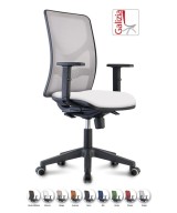 Y9 SEDIA ERGONOMICA CON SCHIENALE IN RETE E SUPPORTO LOMBARE