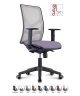 Y9 SEDIA ERGONOMICA CON SCHIENALE IN RETE E SUPPORTO LOMBARE