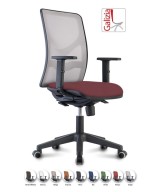 Y9 SEDIA ERGONOMICA CON SCHIENALE IN RETE E SUPPORTO LOMBARE