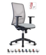 Y9 SEDIA ERGONOMICA CON SCHIENALE IN RETE E SUPPORTO LOMBARE