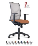 Y9 SEDIA ERGONOMICA CON SCHIENALE IN RETE E SUPPORTO LOMBARE