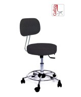 S13C SGABELLO BASSO GIREVOLE CON POGGIAPIEDE ALZATA A GAS