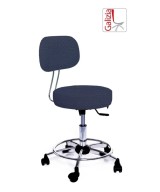 S13C SGABELLO BASSO GIREVOLE CON POGGIAPIEDE ALZATA A GAS