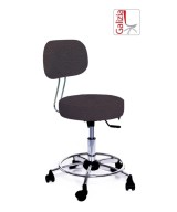 S13C SGABELLO BASSO GIREVOLE CON POGGIAPIEDE ALZATA A GAS