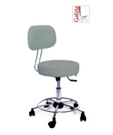 S13C SGABELLO BASSO GIREVOLE CON POGGIAPIEDE ALZATA A GAS