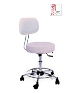 S13C SGABELLO BASSO GIREVOLE CON POGGIAPIEDE ALZATA A GAS