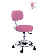 S13C SGABELLO BASSO GIREVOLE CON POGGIAPIEDE ALZATA A GAS