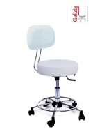 S13C SGABELLO BASSO GIREVOLE CON POGGIAPIEDE ALZATA A GAS