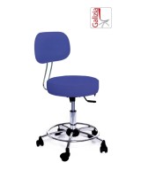 S13C SGABELLO BASSO GIREVOLE CON POGGIAPIEDE ALZATA A GAS