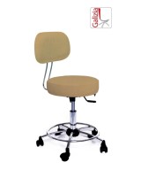 S13C SGABELLO BASSO GIREVOLE CON POGGIAPIEDE ALZATA A GAS