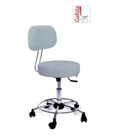 S13C SGABELLO BASSO GIREVOLE CON POGGIAPIEDE ALZATA A GAS